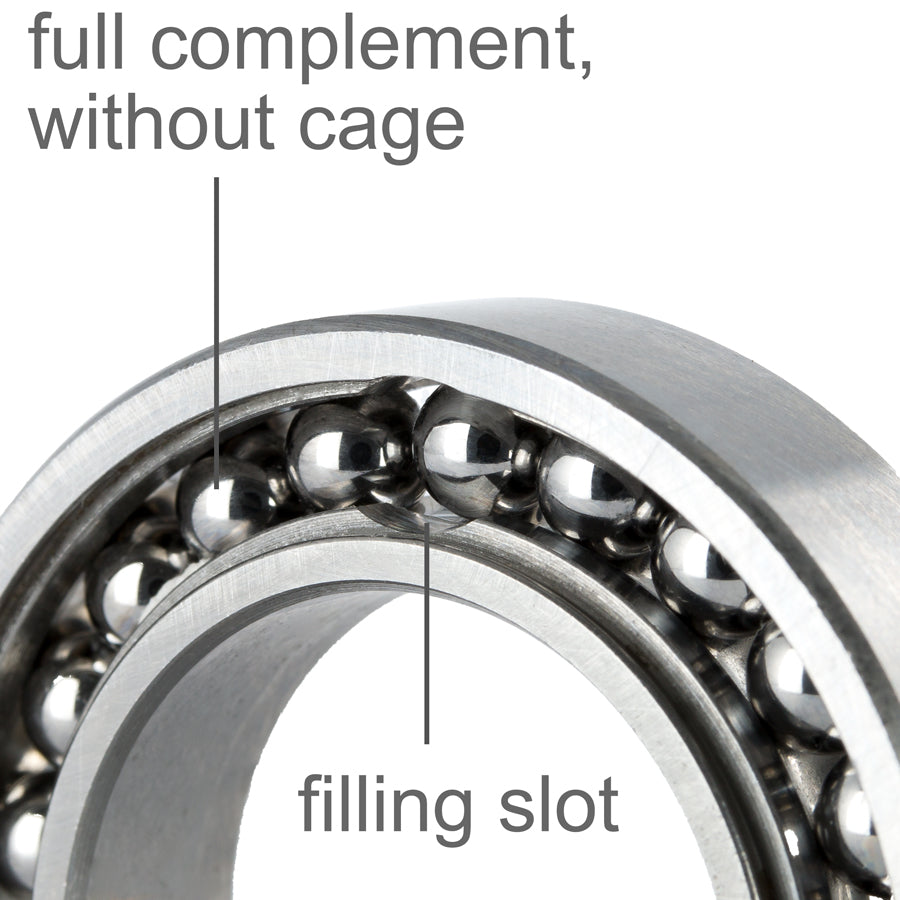 TITANIUM-STEEL SEALED BEARINGS